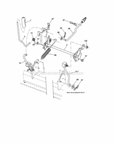 Page H Diagram and Parts List for 917289362  Craftsman Lawn Tractor