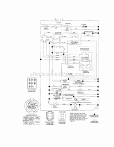 Page K Diagram and Parts List for 917289450  Craftsman Lawn Tractor