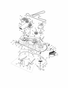 Page G Diagram and Parts List for 917289450  Craftsman Lawn Tractor