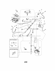 Page A Diagram and Parts List for 917289451  Craftsman Lawn Tractor