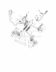Page J Diagram and Parts List for 917289451  Craftsman Lawn Tractor