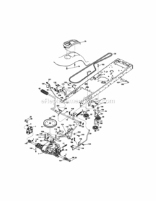 Page C Diagram and Parts List for 917289451  Craftsman Lawn Tractor