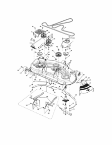 Page G Diagram and Parts List for 917289451  Craftsman Lawn Tractor