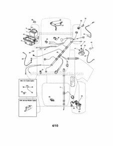 Page A Diagram and Parts List for 917289452  Craftsman Lawn Tractor