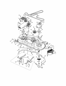 Page G Diagram and Parts List for 917289452  Craftsman Lawn Tractor