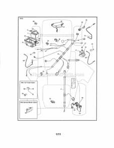 Page A Diagram and Parts List for 917289453  Craftsman Lawn Tractor