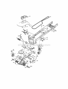 Page C Diagram and Parts List for 917289453  Craftsman Lawn Tractor