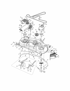 Page G Diagram and Parts List for 917289453  Craftsman Lawn Tractor