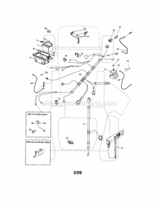 Page A Diagram and Parts List for 917289470  Craftsman Lawn Tractor