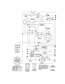 Page K Diagram and Parts List for 917289470  Craftsman Lawn Tractor