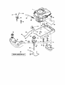 Page D Diagram and Parts List for 917289472  Craftsman Lawn Tractor