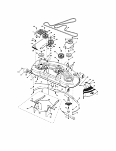 Page G Diagram and Parts List for 917289472  Craftsman Lawn Tractor