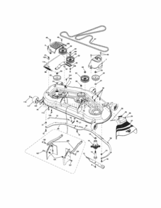 Page G Diagram and Parts List for 917289480  Craftsman Lawn Tractor