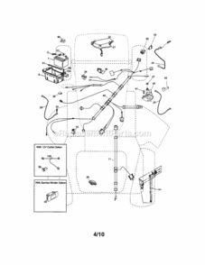 Page A Diagram and Parts List for 917289482  Craftsman Lawn Tractor