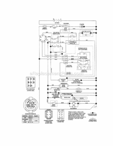 Page K Diagram and Parts List for 917289482  Craftsman Lawn Tractor