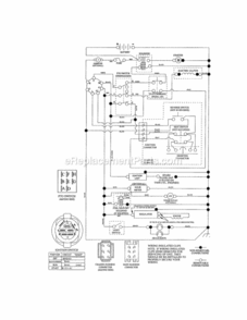 Page K Diagram and Parts List for 917289551  Craftsman Lawn Tractor