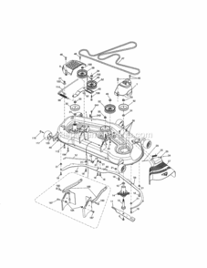 Page G Diagram and Parts List for 917289551  Craftsman Lawn Tractor