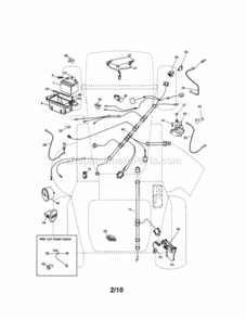 Page A Diagram and Parts List for 917289700  Craftsman Lawn Tractor