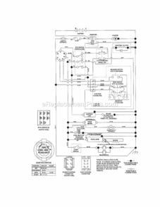 Page K Diagram and Parts List for 917289700  Craftsman Lawn Tractor