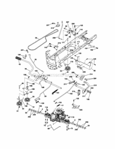 Page C Diagram and Parts List for 917289720  Craftsman Lawn Tractor