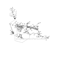 Page E Diagram and Parts List for 917289720  Craftsman Lawn Tractor