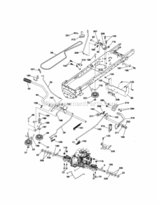 Page C Diagram and Parts List for 917289730  Craftsman Lawn Tractor
