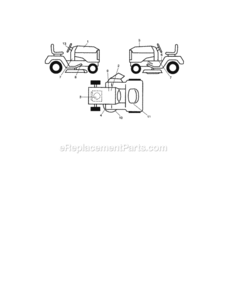 Page I Diagram and Parts List for 917289730  Craftsman Lawn Tractor