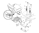 Seat Diagram and Parts List for 917289740  Craftsman Lawn Tractor
