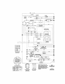 Page K Diagram and Parts List for 917289900  Craftsman Lawn Tractor