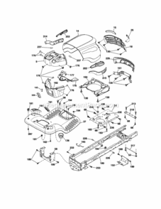 Page B Diagram and Parts List for 917289900  Craftsman Lawn Tractor