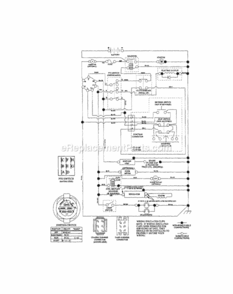 Page K Diagram and Parts List for 917289902  Craftsman Lawn Tractor