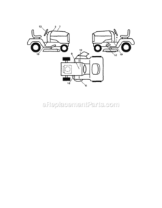 Page I Diagram and Parts List for 917289902  Craftsman Lawn Tractor