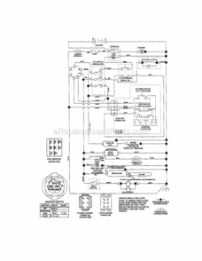 Page K Diagram and Parts List for 917289903  Craftsman Lawn Tractor