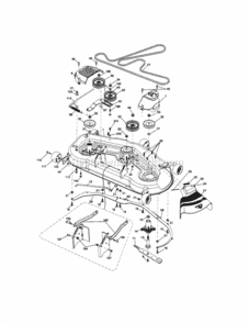 Page G Diagram and Parts List for 917289904  Craftsman Lawn Tractor