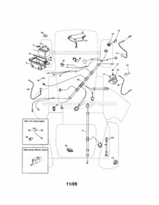 Page D Diagram and Parts List for 917289910  Craftsman Lawn Tractor