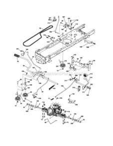 Page F Diagram and Parts List for 917289910  Craftsman Lawn Tractor