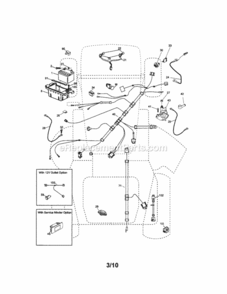 Page A Diagram and Parts List for 917289912  Craftsman Lawn Tractor