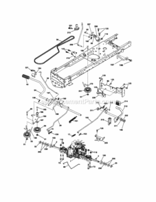 Page C Diagram and Parts List for 917289912  Craftsman Lawn Tractor
