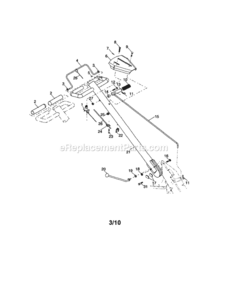 Part Location Diagram of 412876 Craftsman Manual, Operators