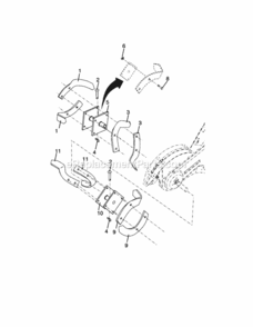 Page F Diagram and Parts List for 917290022  Craftsman Tiller