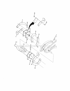 Page F Diagram and Parts List for 917290023  Craftsman Tiller