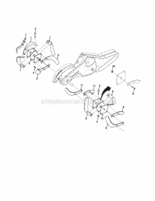 Page F Diagram and Parts List for 917290032  Craftsman Tiller