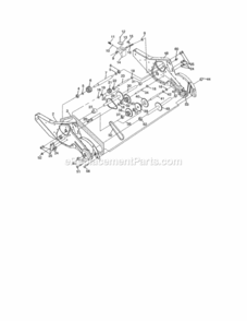Page D Diagram and Parts List for 917290037  Craftsman Tiller