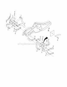 Page F Diagram and Parts List for 917290037  Craftsman Tiller