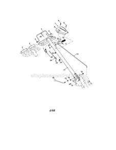Page A Diagram and Parts List for 917290041  Craftsman Tiller