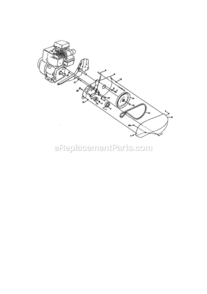 Page B Diagram and Parts List for 917292391  Craftsman Tiller