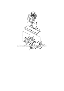 Page E Diagram and Parts List for 917292391  Craftsman Tiller