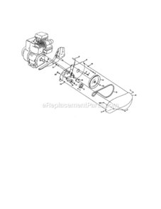 Page B Diagram and Parts List for 917292393  Craftsman Tiller