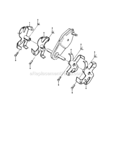 Page D Diagram and Parts List for 917292393  Craftsman Tiller