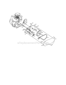 Page B Diagram and Parts List for 917292394  Craftsman Tiller